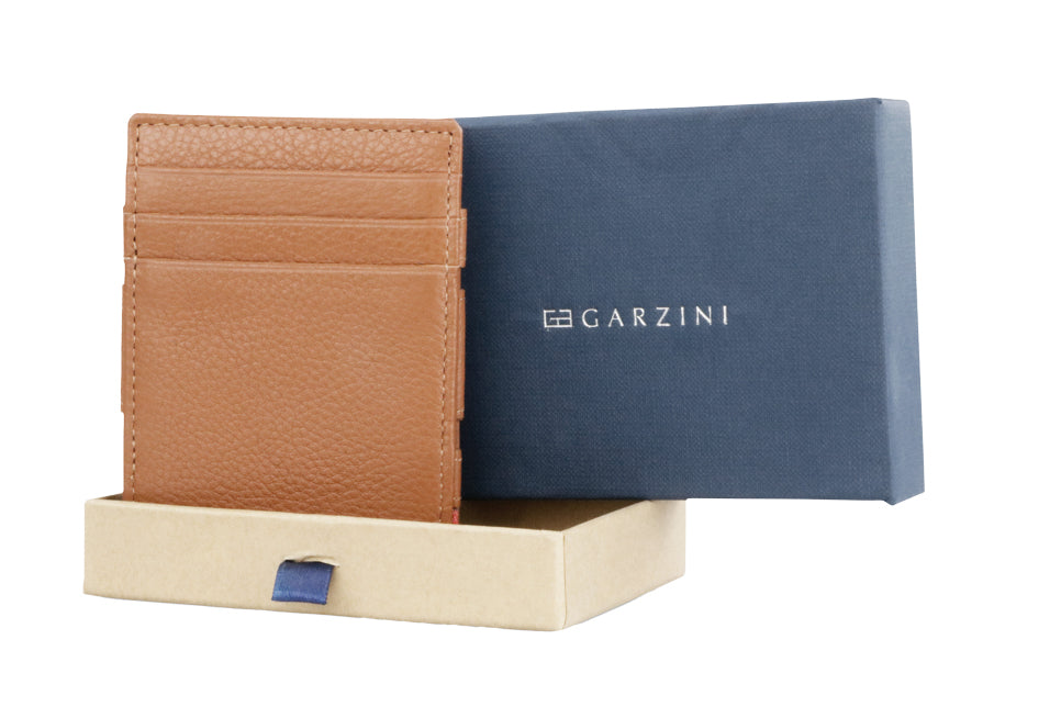 Garzini RFID Leather Magic Wallet ID Window
