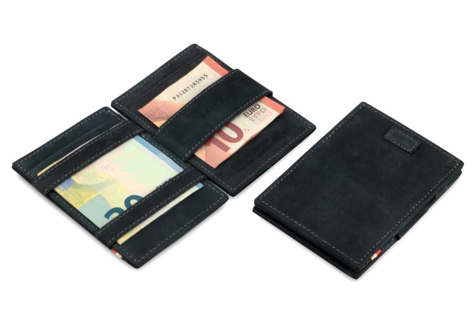 Garzini RFID Leather Magic Wallet Card Sleeves