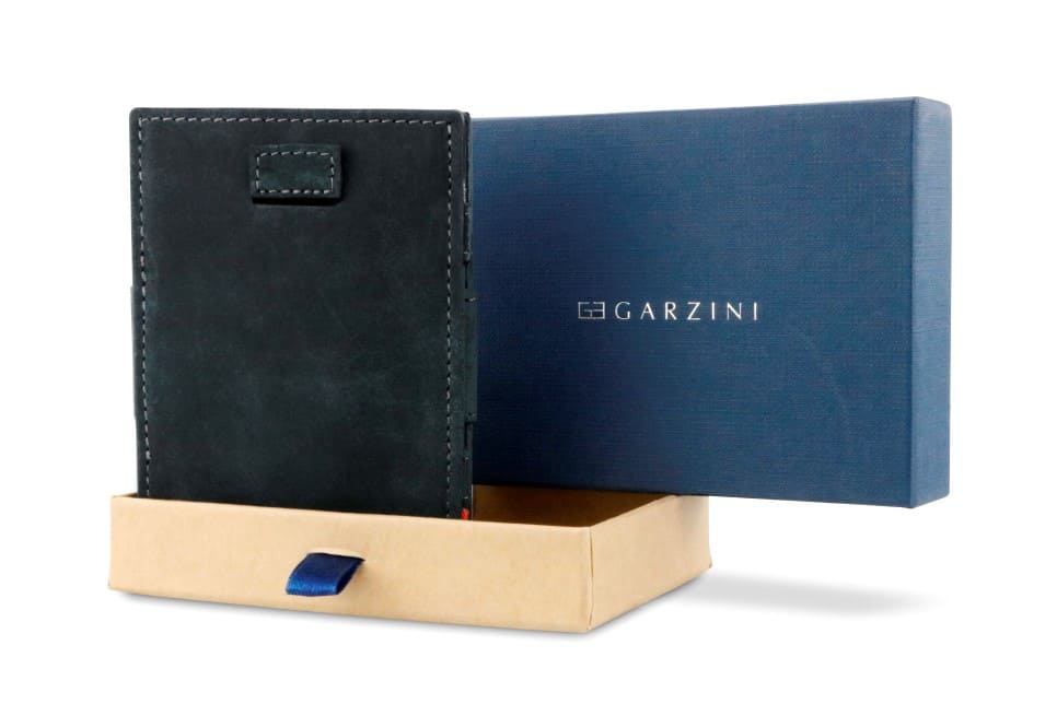 Garzini RFID Leather Magic Wallet Card Sleeves