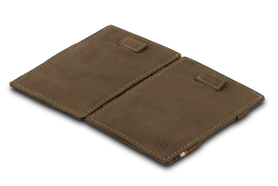 Garzini Magic Wallet Cavare RFID Leather with Pull-Tab - Java Brown Garzini Magic Wallet Cavare RFID Leather with Pull-Tab - Java Brown