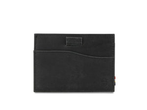 Garzini RFID Leather Card Holder Brushed-Black