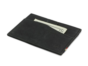 Garzini RFID Leather Card Holder Brushed-Black