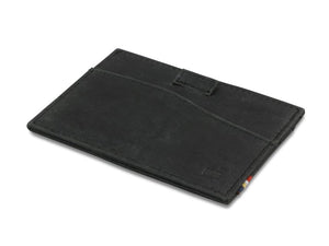 Garzini RFID Leather Card Holder Brushed-Black