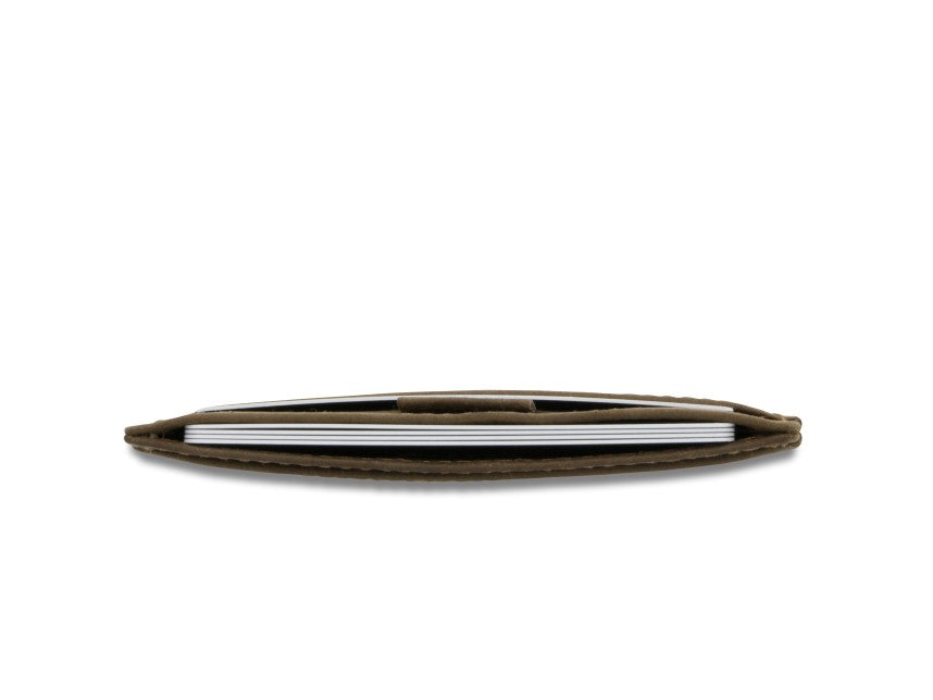 Garzini RFID Leather Card Holder Vintage-Brown