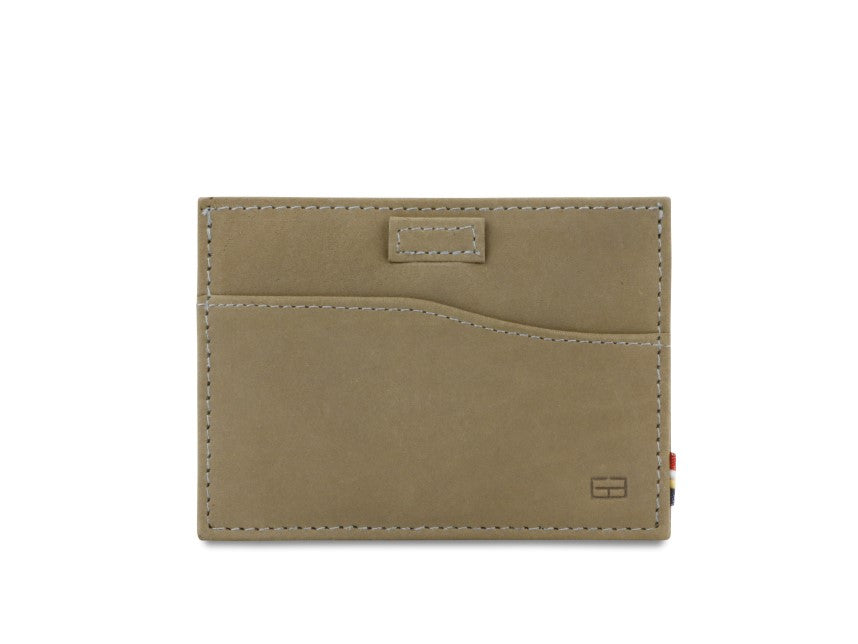 Garzini RFID Leather Card Holder Vintage-Grey