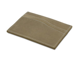 Garzini RFID Leather Card Holder Vintage-Grey