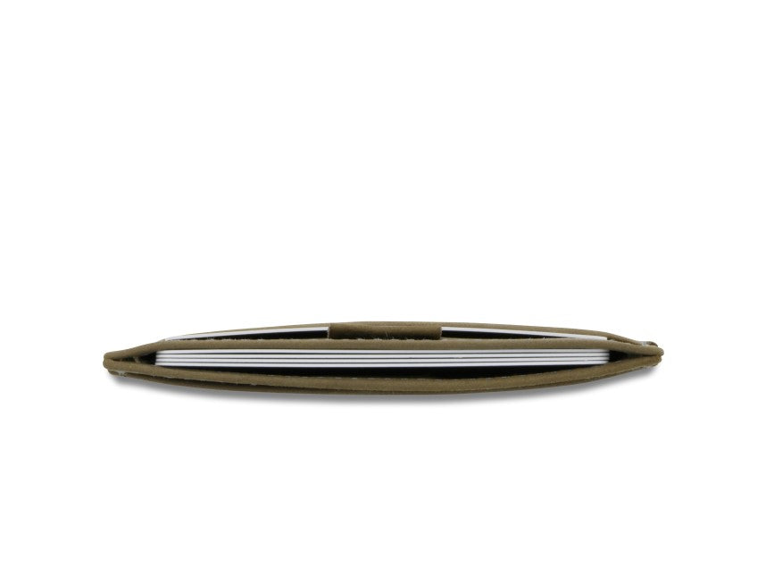 Garzini RFID Leather Card Holder Vintage-Grey