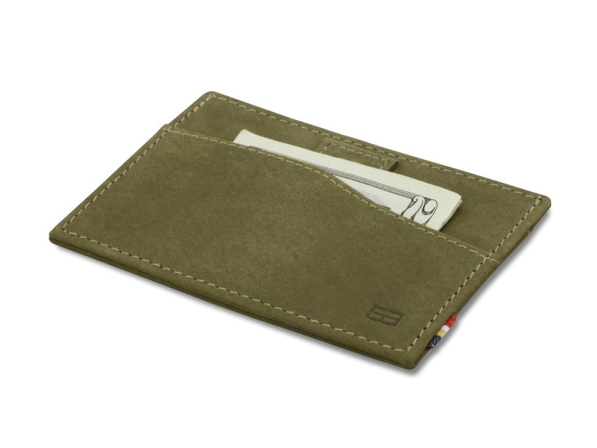 Garzini RFID Leather Card Holder Vintage-Green