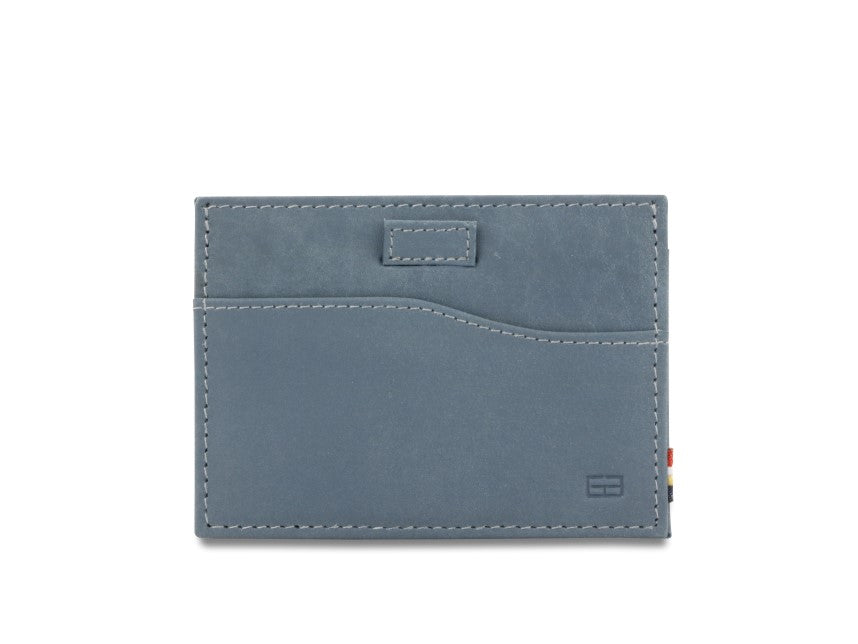 Garzini RFID Leather Card Holder Vintage-Blue