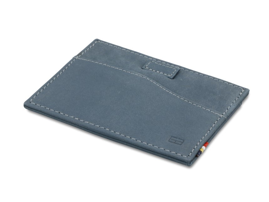 Garzini RFID Leather Card Holder Vintage-Blue