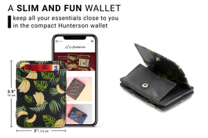 Hunterson RFID Magic Coin Wallet Print-Banana