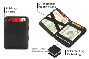 Hunterson RFID Magic Coin Wallet-Black