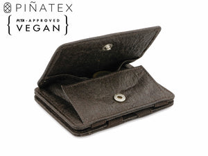 Hunterson Vegan RFID Magic Coin Wallet-Chestnut