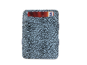 Hunterson RFID Magic Coin Wallet Print-Elephant Blue