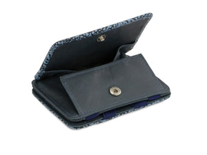 Hunterson RFID Magic Coin Wallet Print-Elephant Blue