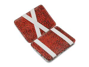 Hunterson RFID Magic Coin Wallet Print-Elephant Red