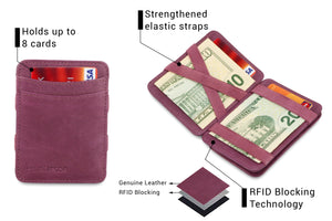 Hunterson RFID Magic Coin Wallet-Purple