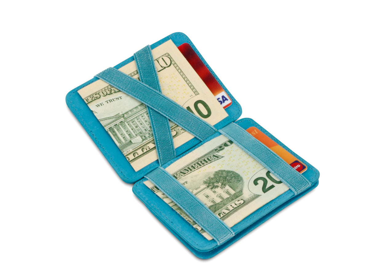 Hunterson compacte portefeuille voor heren en dames uit leder, Magic Hunterson compacte portefeuille voor heren en dames uit leder, Magic