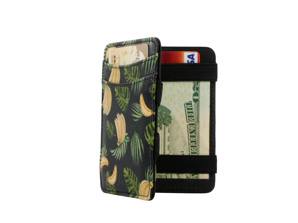 Hunterson RFID Magic Wallet Print-Banana