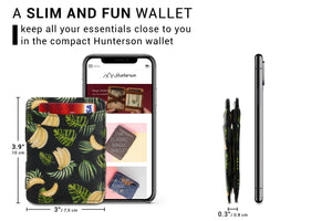 Hunterson RFID Magic Wallet Print-Banana