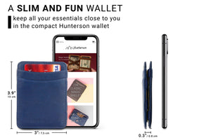 Hunterson RFID Magic Wallet-Blue