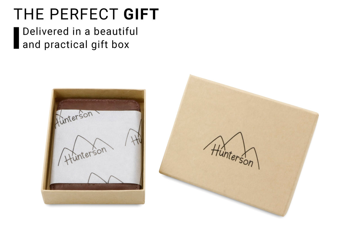 Hunterson RFID Magic Wallet-Brown