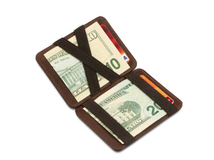 Hunterson RFID Magic Wallet-Brown