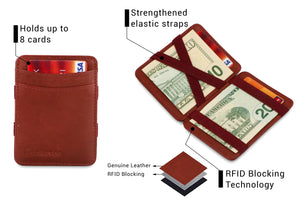 Hunterson RFID Magic Wallet-Burgundy