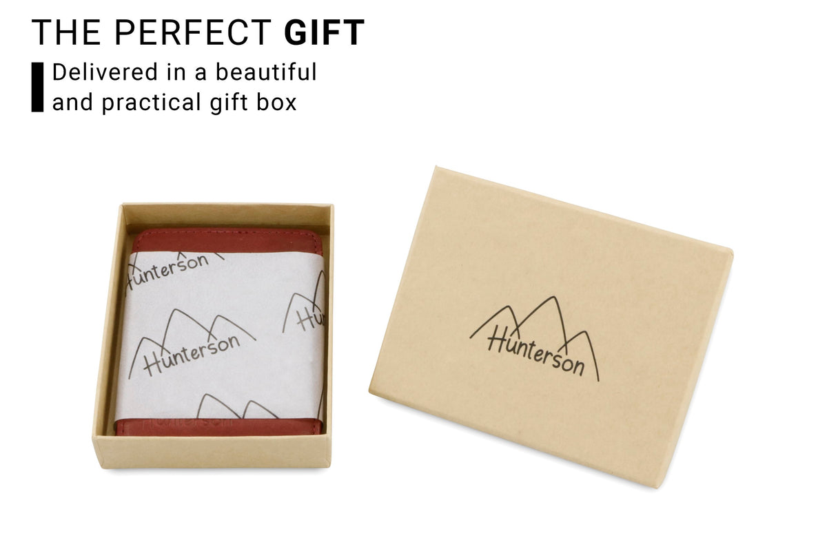 Hunterson RFID Magic Wallet-Burgundy