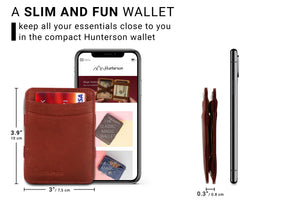 Hunterson RFID Magic Wallet-Burgundy