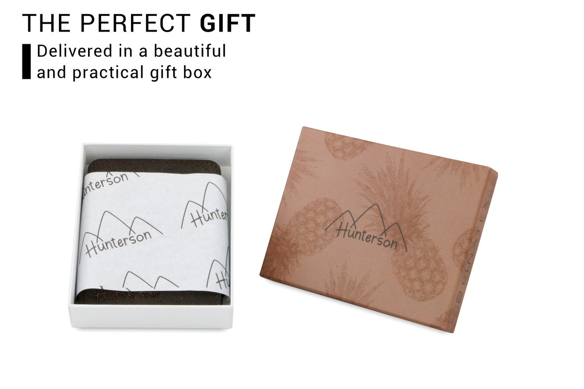 Hunterson Vegan RFID Magic Wallet-Chestnut