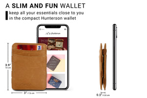 Hunterson RFID Magic Wallet-Cognac