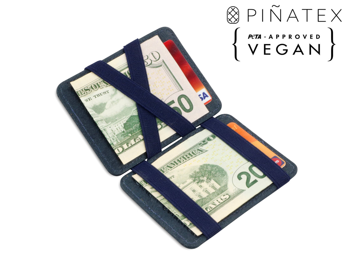 Hunterson Vegan RFID Magic Wallet-Marine