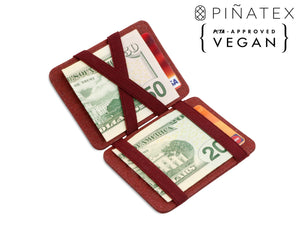 Hunterson Vegan RFID Magic Wallet-Mulberry