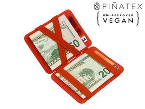Hunterson Vegan RFID Magic Wallet-Paprika