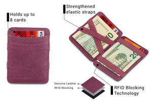 Hunterson RFID Magic Wallet-Purple