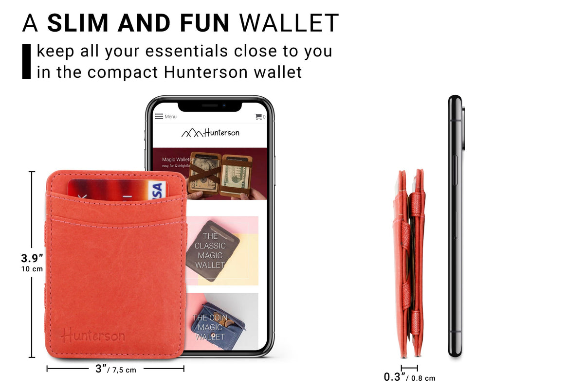 Hunterson RFID Magic Wallet-Terracotta