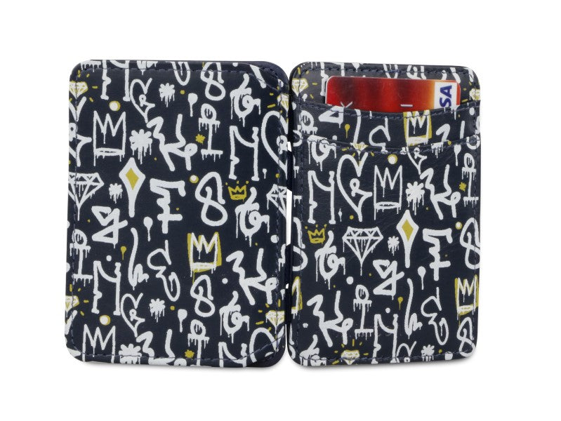 Hunterson RFID Magic Coin Wallet Print-Hip Hop