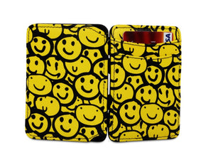 Hunterson RFID Magic Coin Wallet Print-Smiley