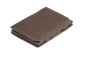 Garzini RFID Leather Magic Coin Wallet Nappa-Brown