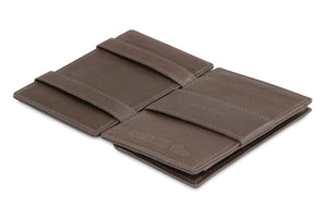 Garzini RFID Leather Magic Coin Wallet Nappa-Brown