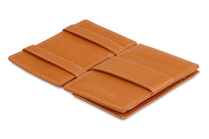 Garzini RFID Leather Magic Coin Wallet Nappa-Cognac