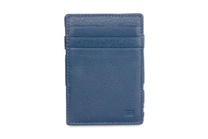 Garzini RFID Leather Magic Coin Wallet Nappa-Blue