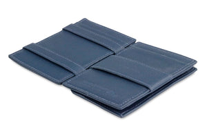 Garzini RFID Leather Magic Coin Wallet Nappa-Blue