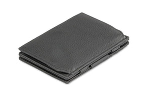 Garzini RFID Leather Magic Coin Wallet Nappa-Black