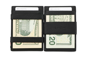 Garzini RFID Leather Magic Coin Wallet Nappa-Black