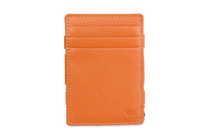 Garzini RFID Leather Magic Coin Wallet Plus Nappa-Cognac