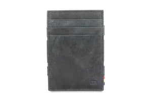 Garzini RFID Leather Magic Wallet Brushed-Black