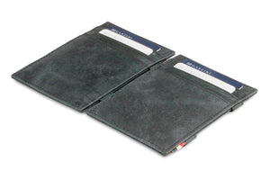 Garzini RFID Leather Magic Wallet Brushed-Black