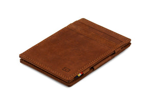 Garzini RFID Leather Magic Wallet Vintage-Brown